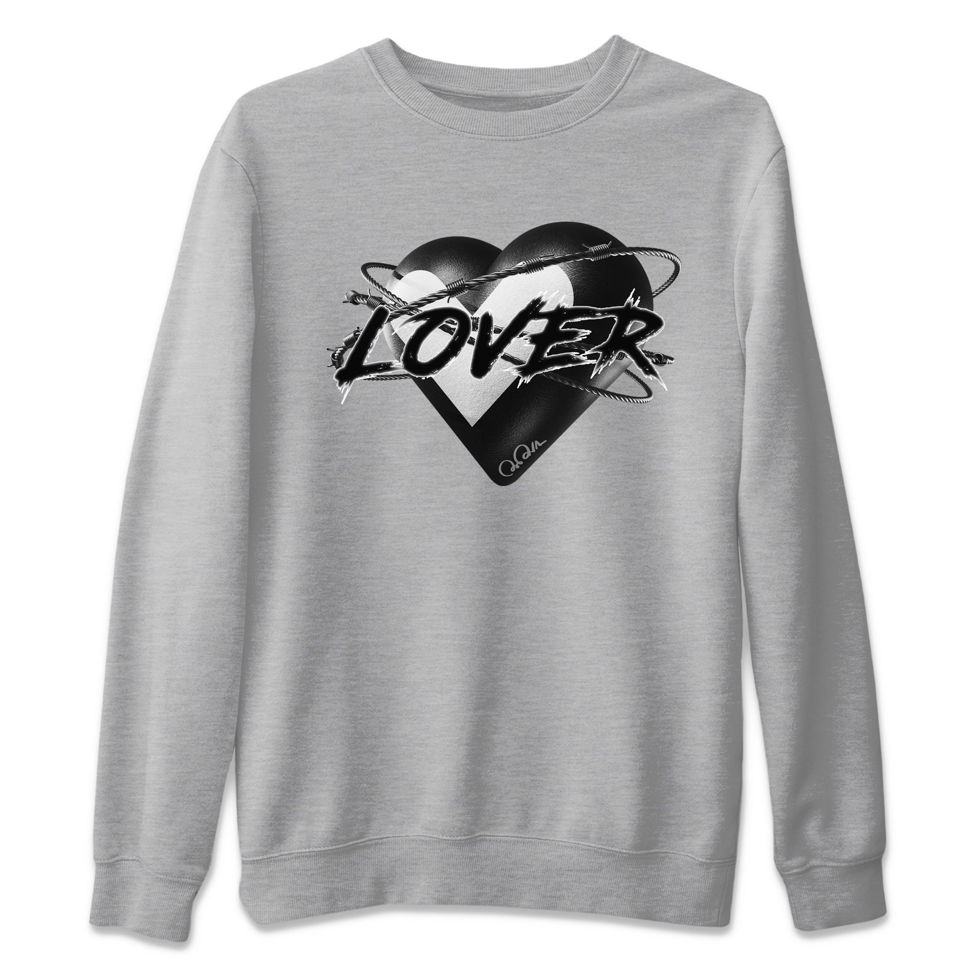 Heart Lover Unisex Sweater – Air Jordan 1 Homage, Sneakers Matching Sweater