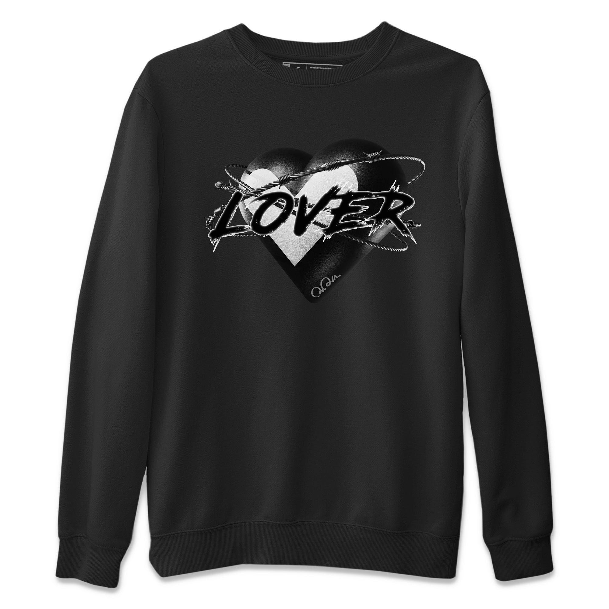 Heart Lover Unisex Sweater – Air Jordan 1 Homage, Sneakers Matching Sweater