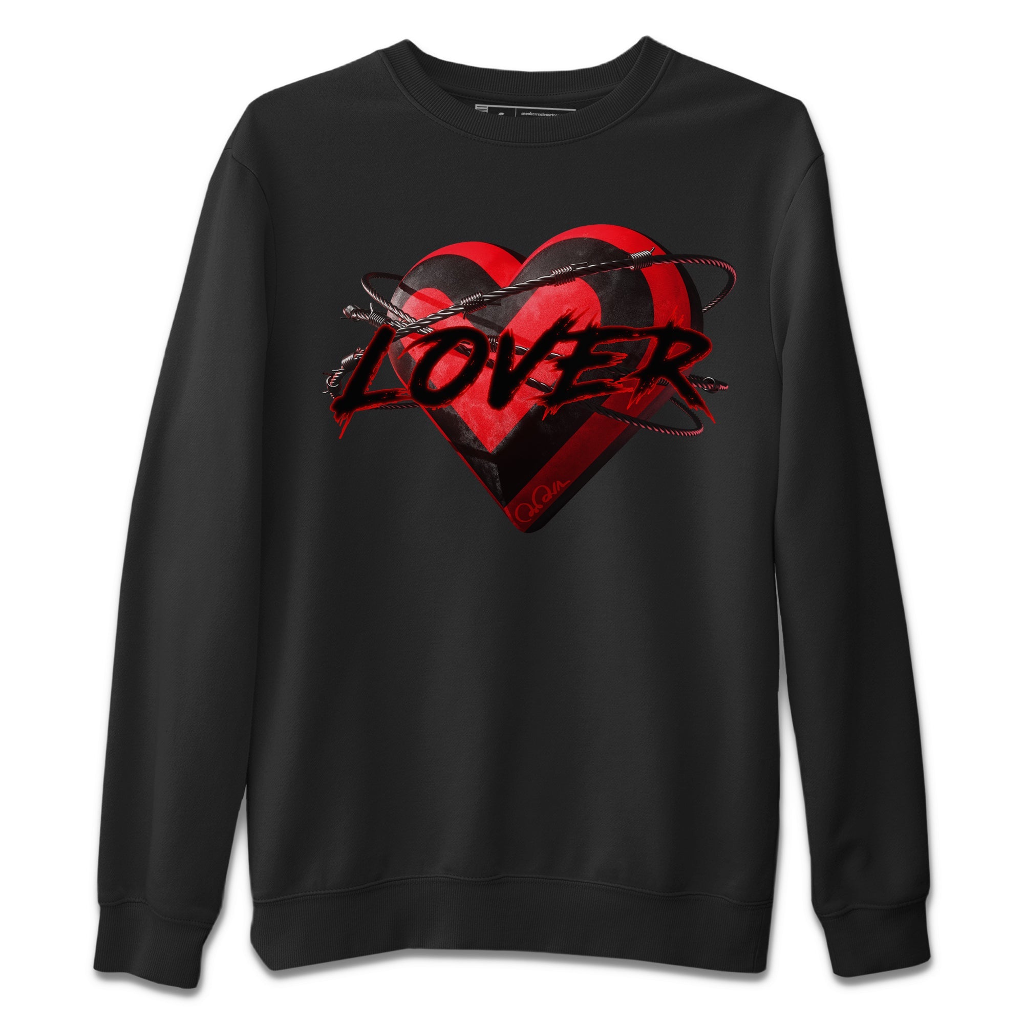 Heart Lover Unisex Sweater – Air Jordan 6 Toro Bravo, Sneakers Matching Sweater