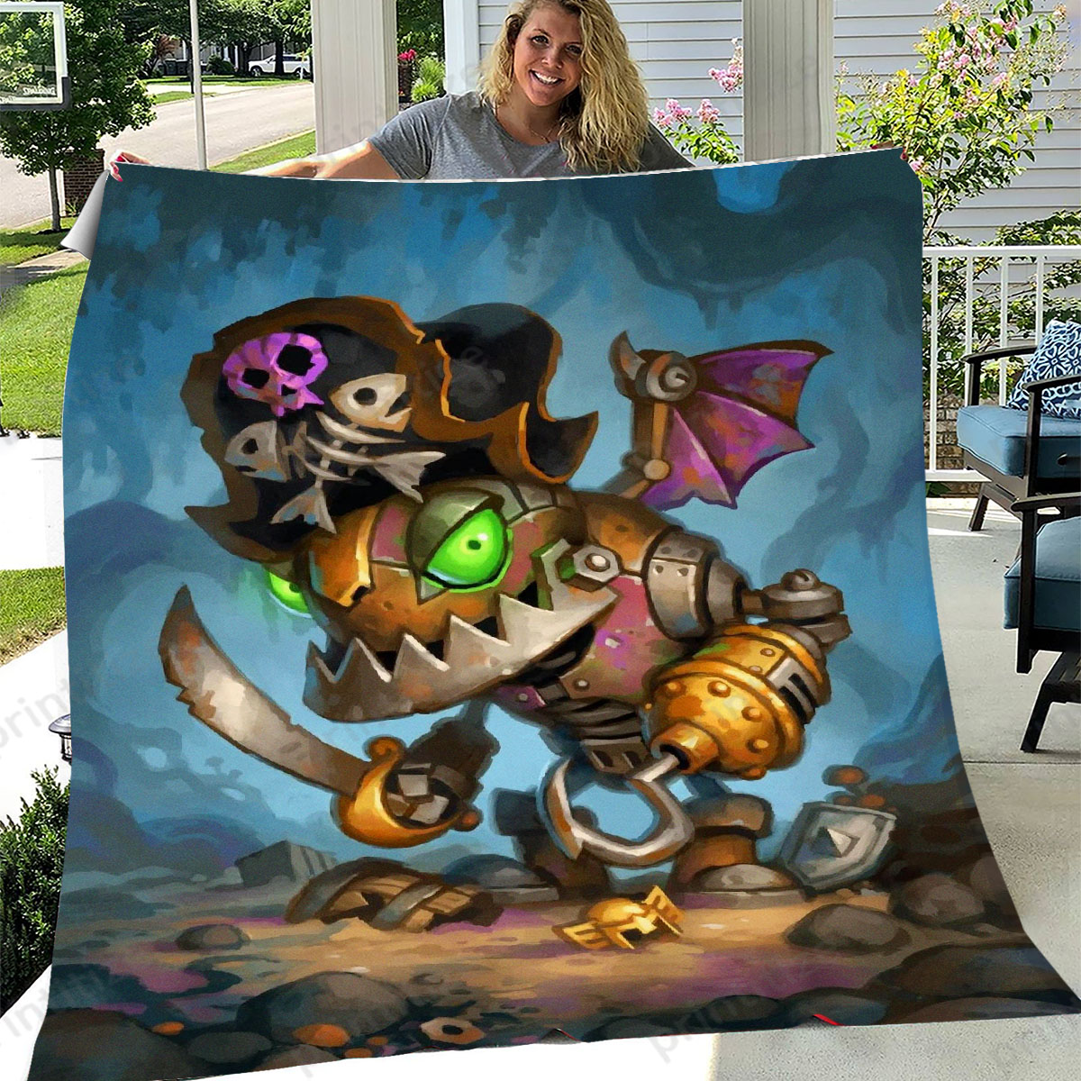 Hearthstone Amalgamation Fleece Blanket