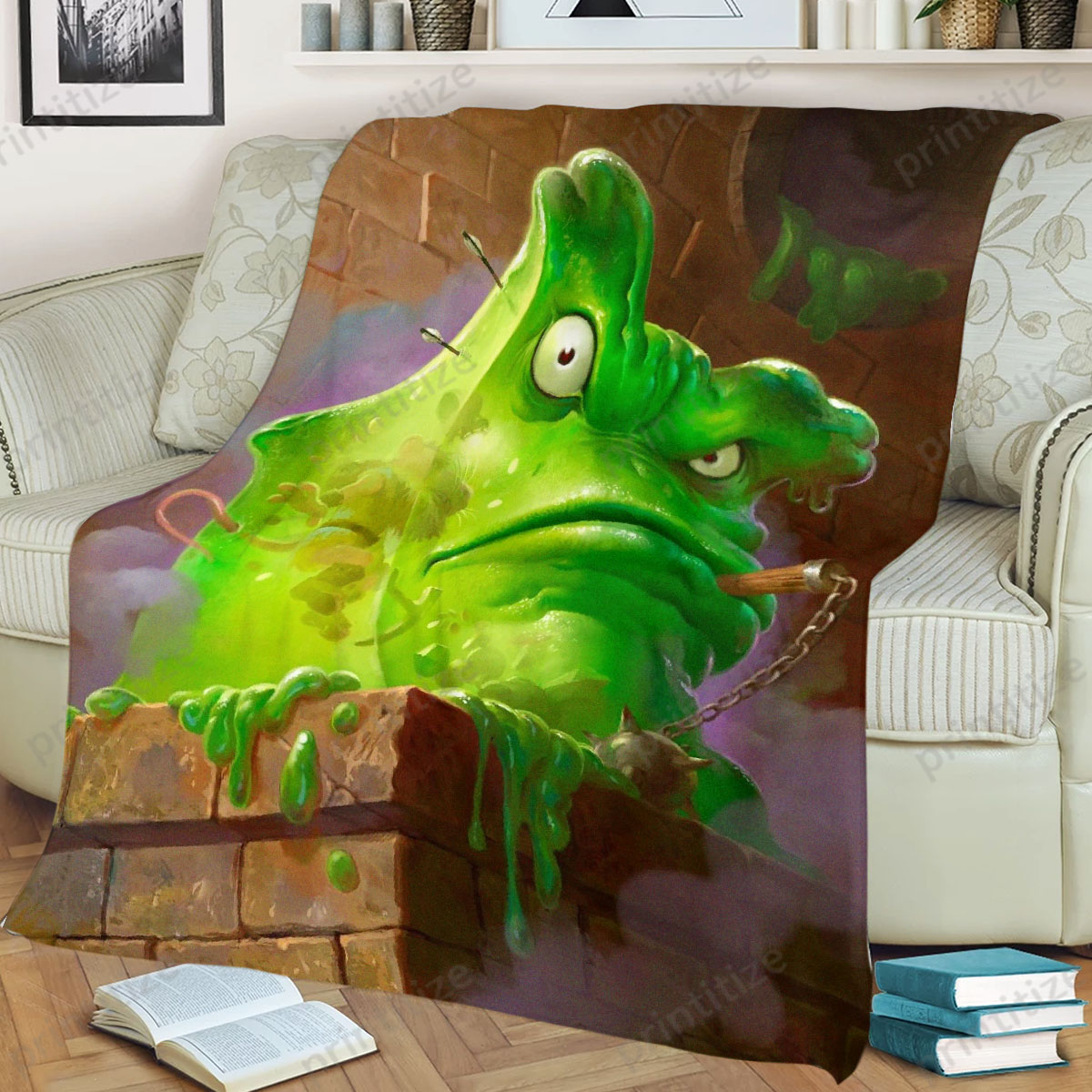 Hearthstone Carnivorous Cube Fleece Blanket