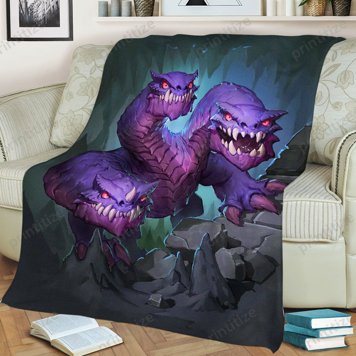 Hearthstone Cave Hydra Fleece Blanket