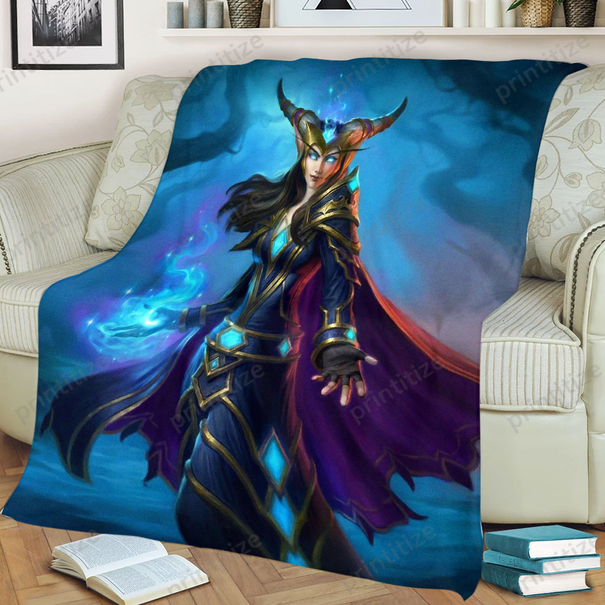 Hearthstone Countess Ashmore Fleece Blanket