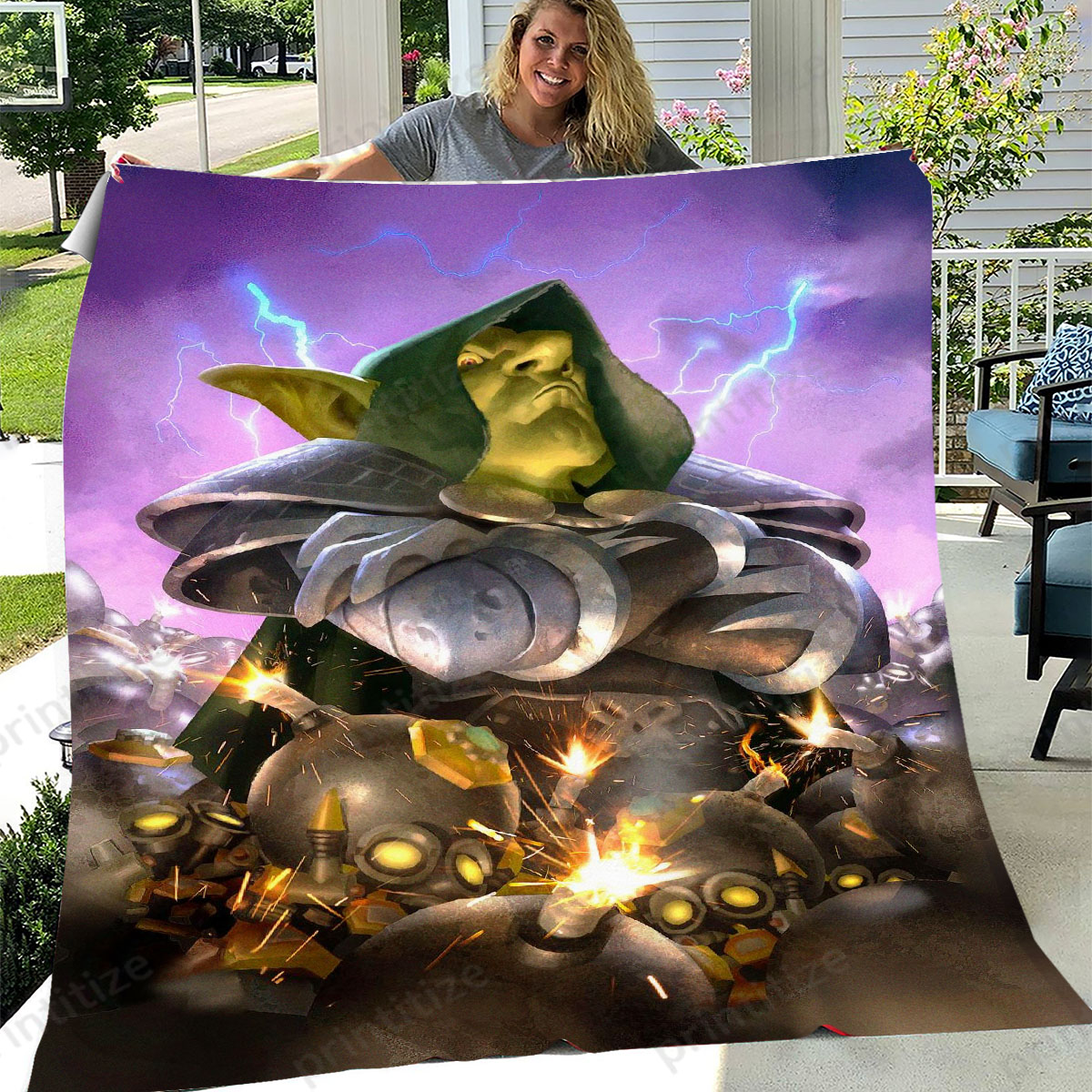 Hearthstone Drboom Fleece Blanket