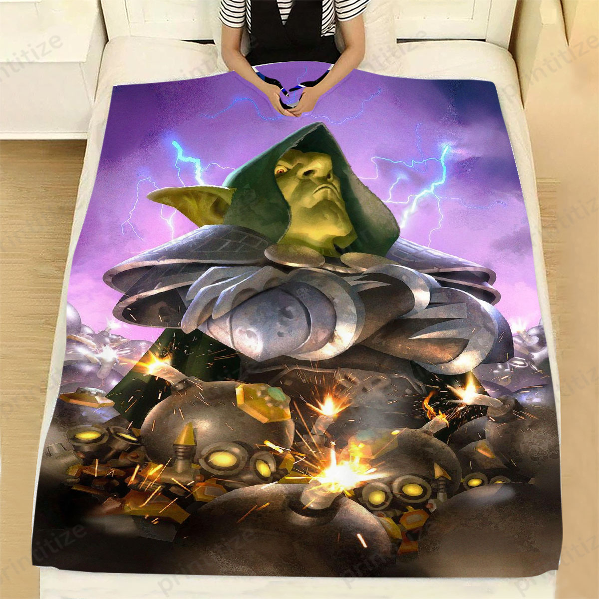 Hearthstone Drboom Fleece Blanket