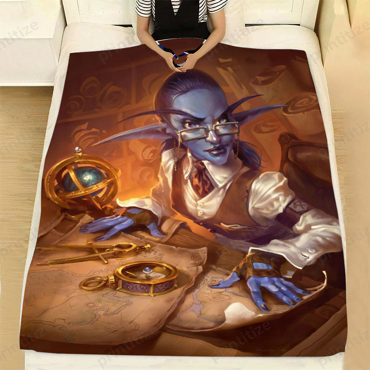 Hearthstone Elise Starseeker Fleece Blanket