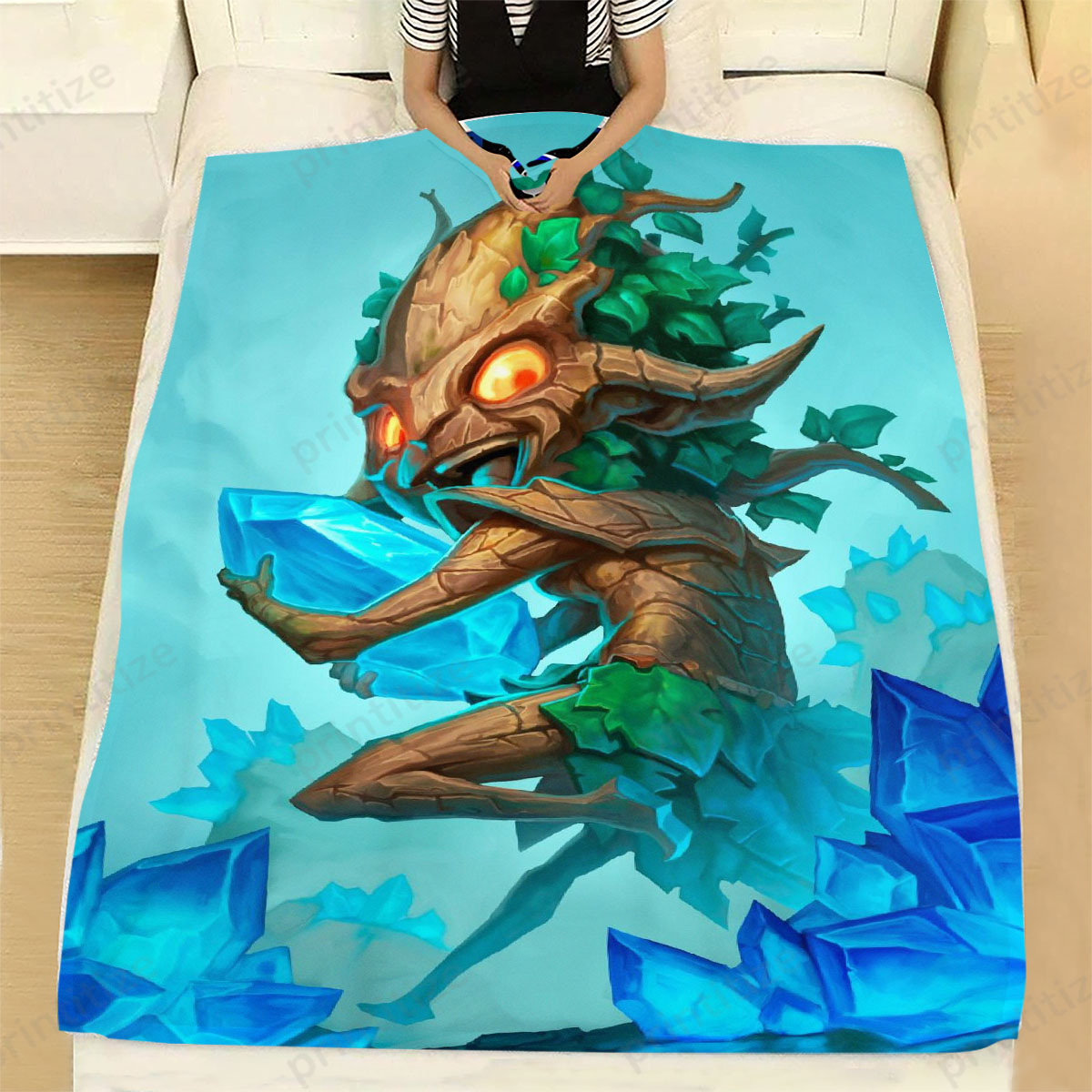 Hearthstone Greedy Sprite Fleece Blanket
