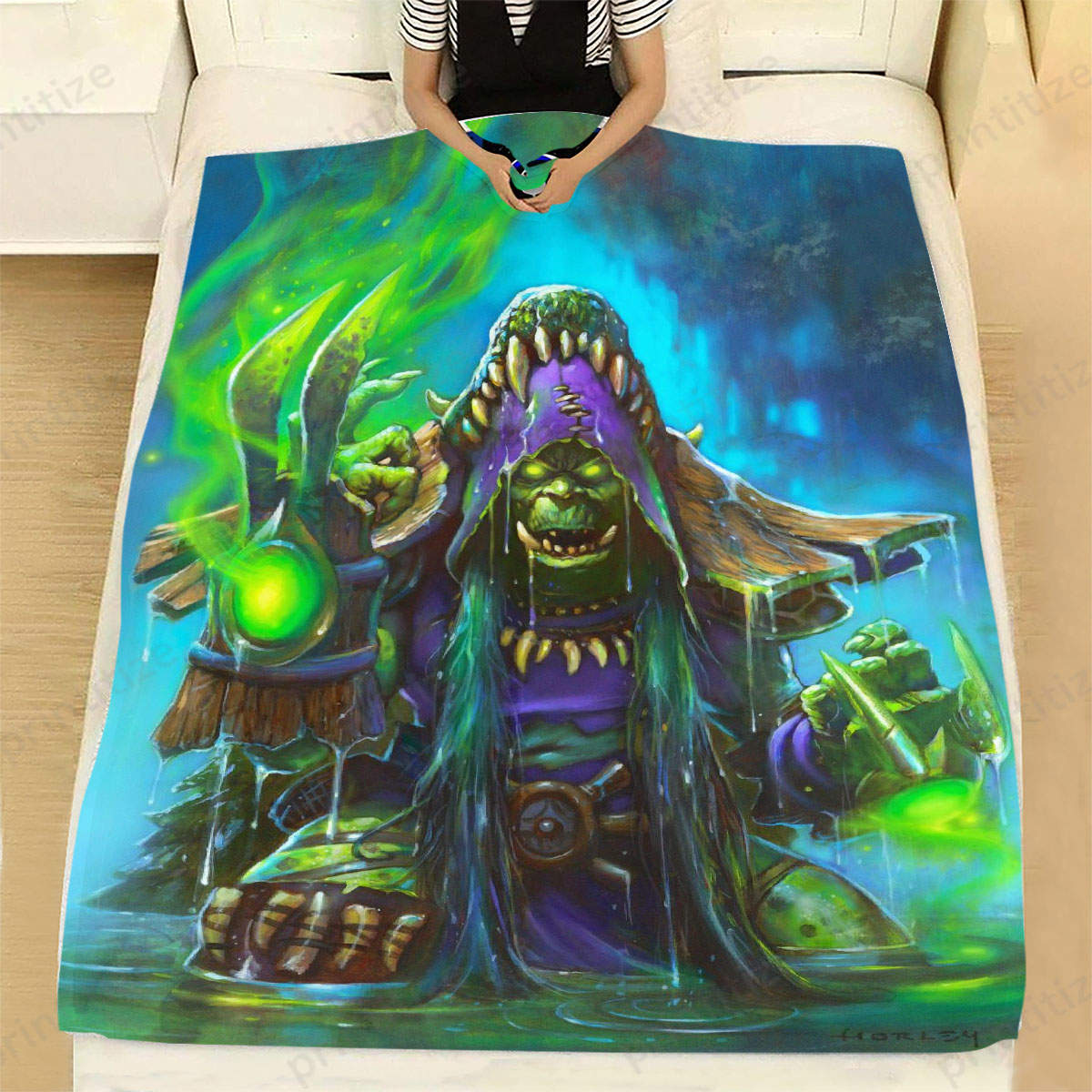 Hearthstone Hagatha The Witch Fleece Blanket
