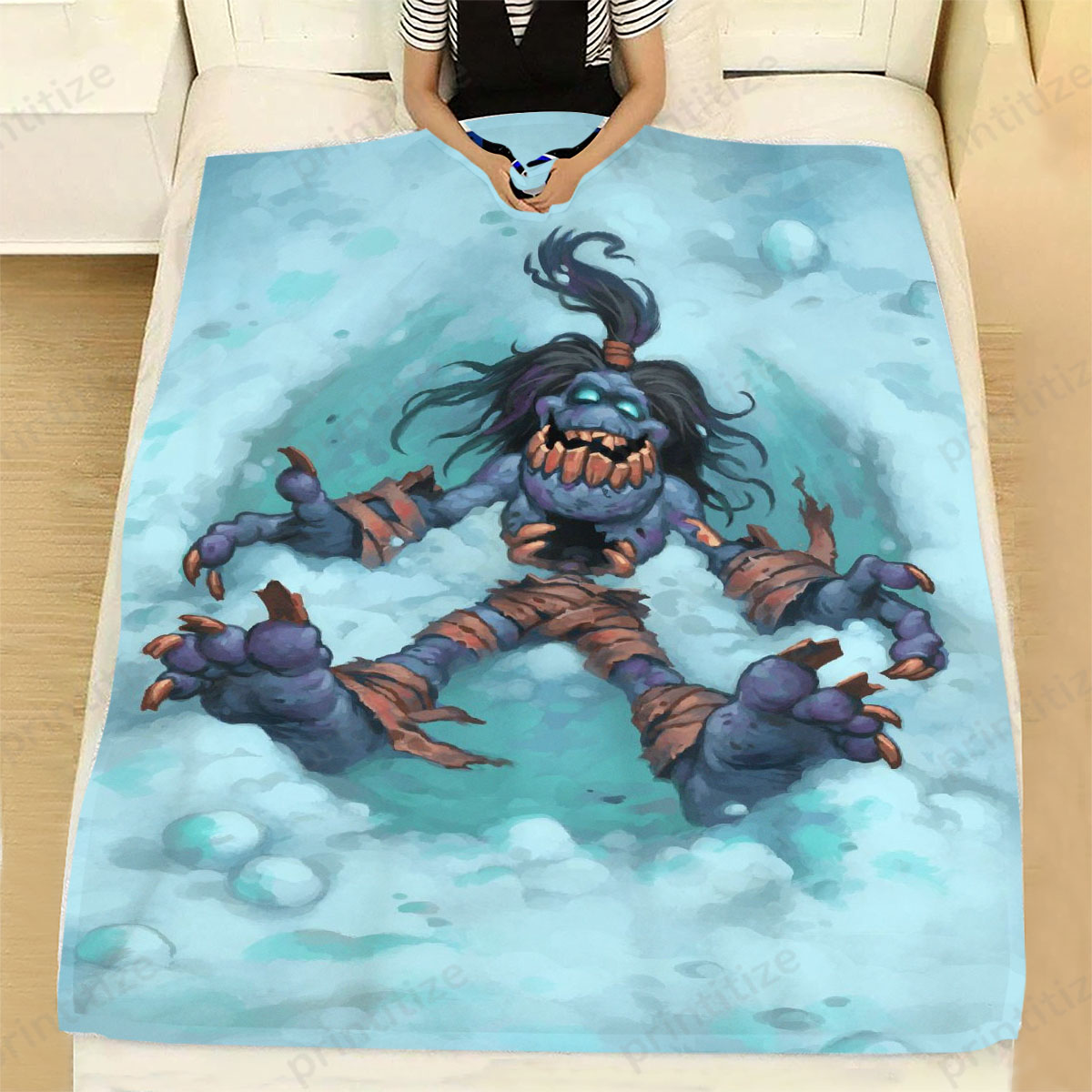 Hearthstone Happy Ghoul Fleece Blanket