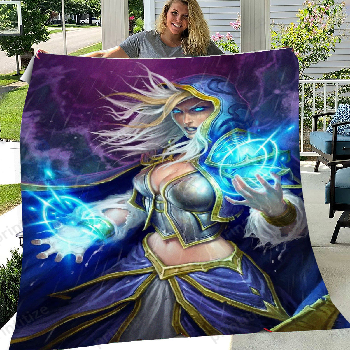 Hearthstone Jaina Proudmoore Fleece Blanket