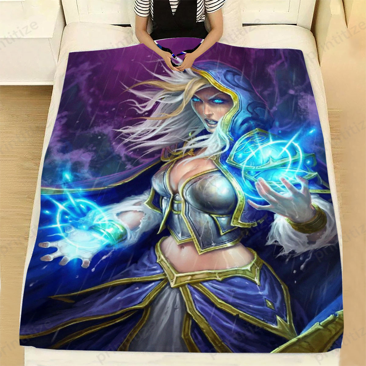 Hearthstone Jaina Proudmoore Fleece Blanket
