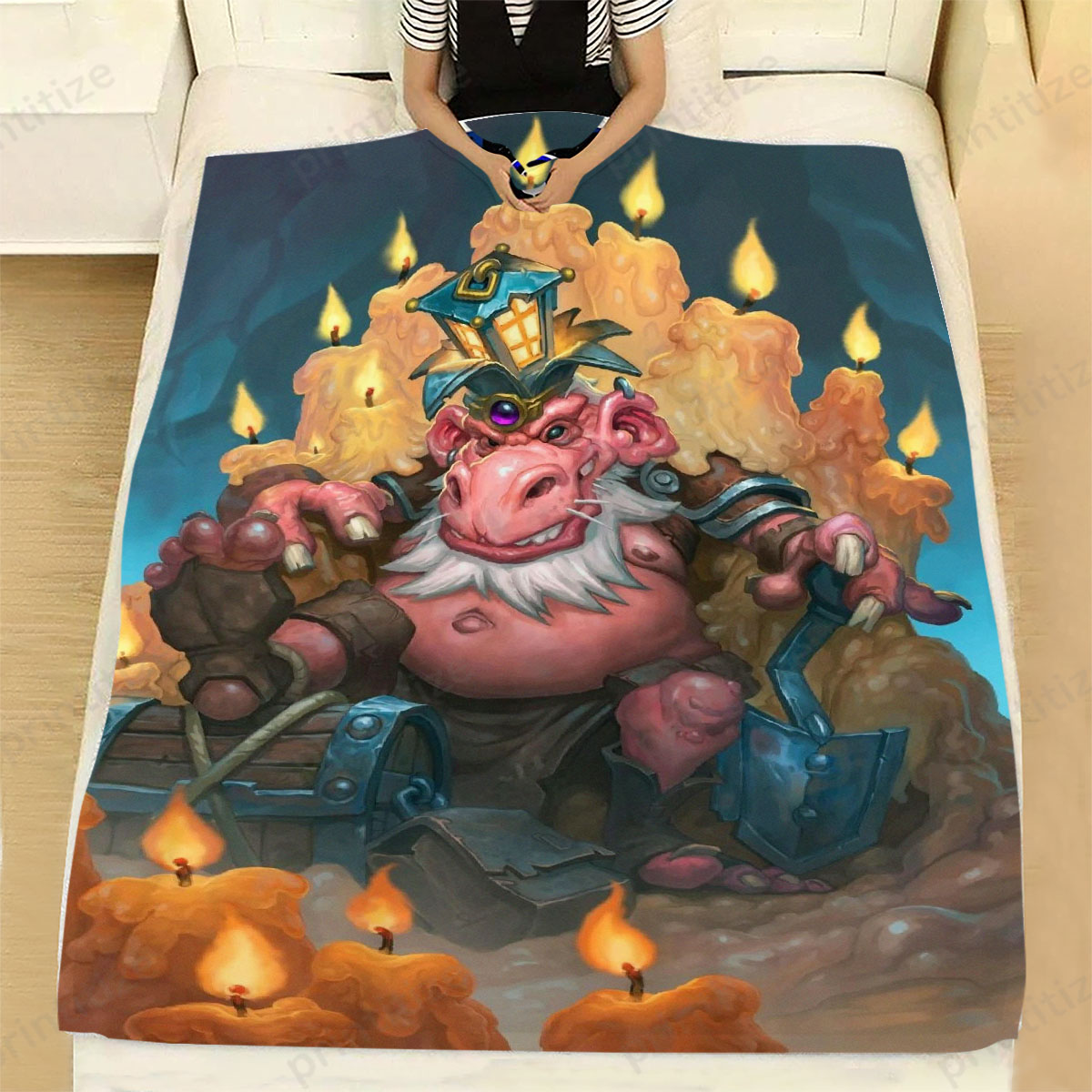 Hearthstone King Togwwaggle Fleece Blanket