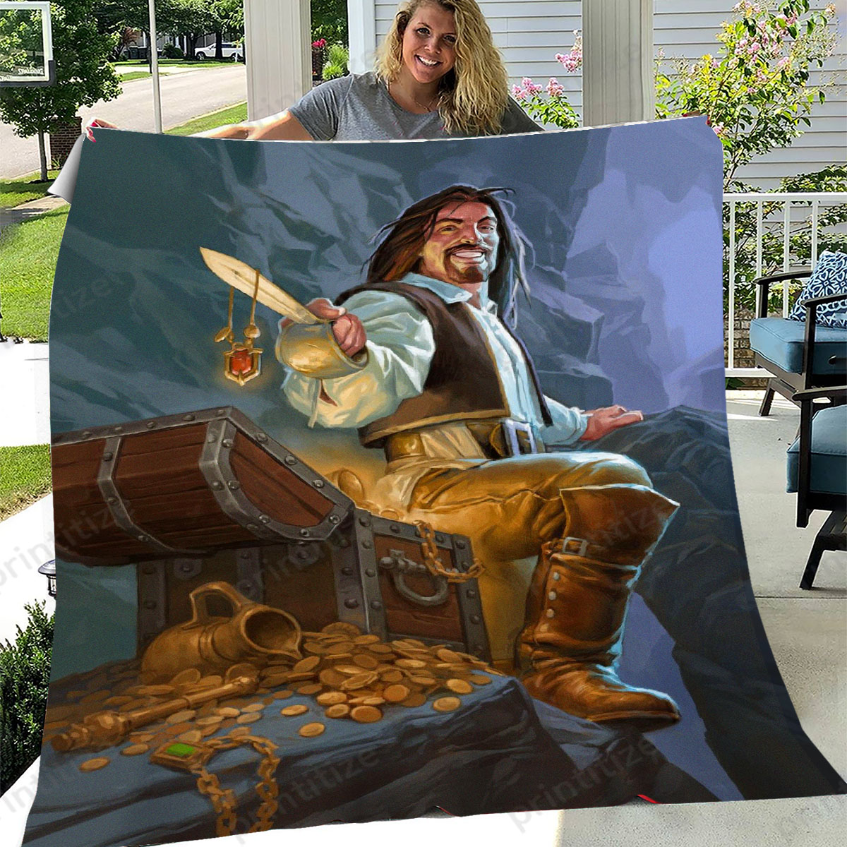 Hearthstone Marin The Fox Fleece Blanket