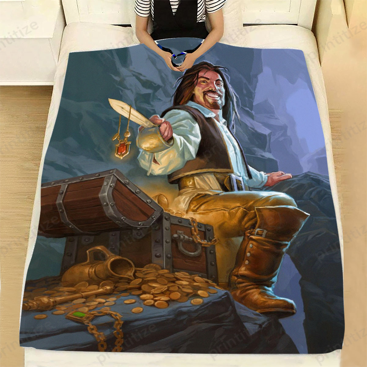 Hearthstone Marin The Fox Fleece Blanket