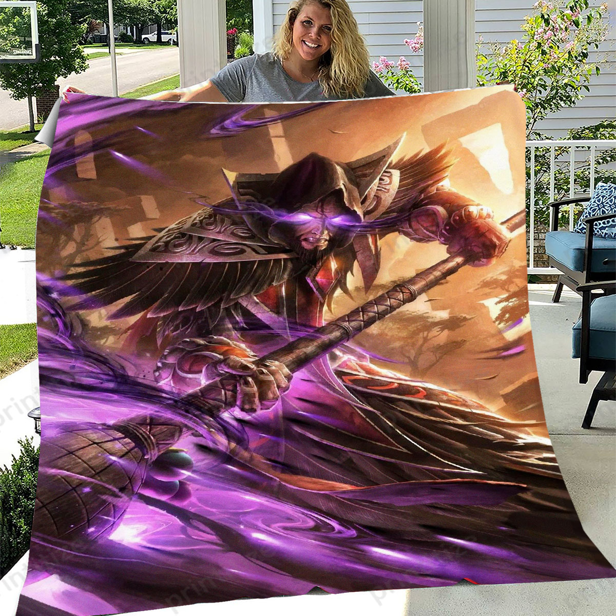 Hearthstone Medivh Fleece Blanket