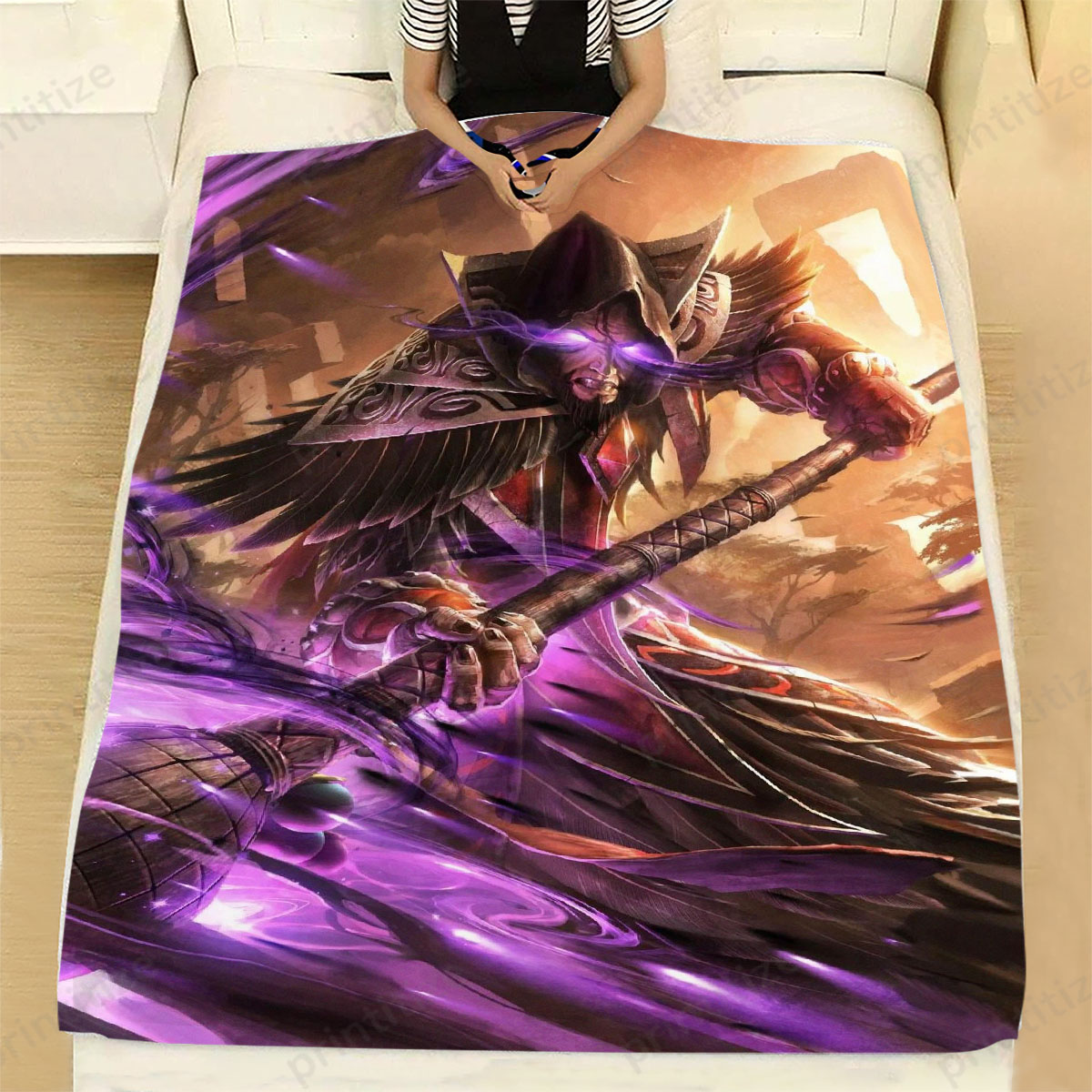 Hearthstone Medivh Fleece Blanket