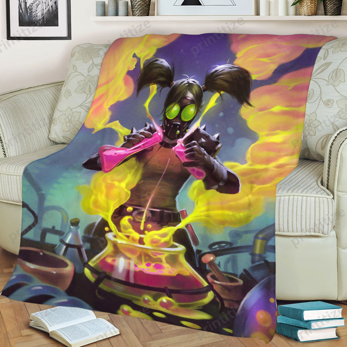 Hearthstone Myra Rotspring Fleece Blanket
