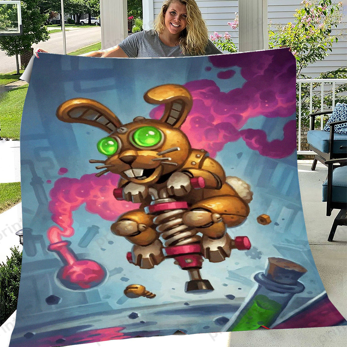 Hearthstone Pogo Hopper Fleece Blanket