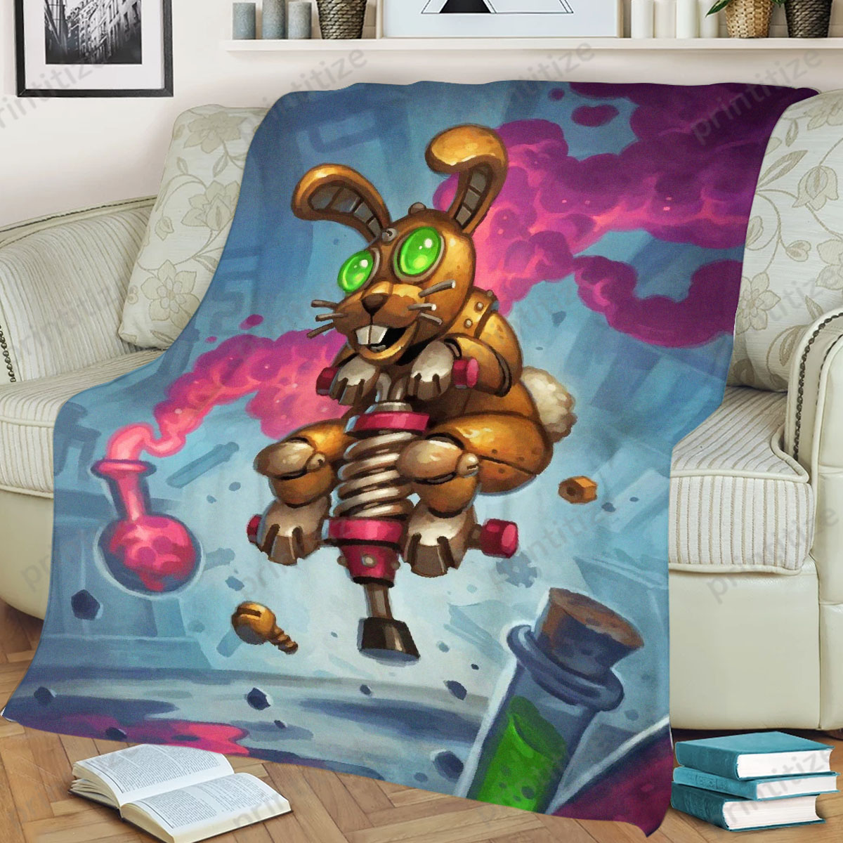 Hearthstone Pogo Hopper Fleece Blanket