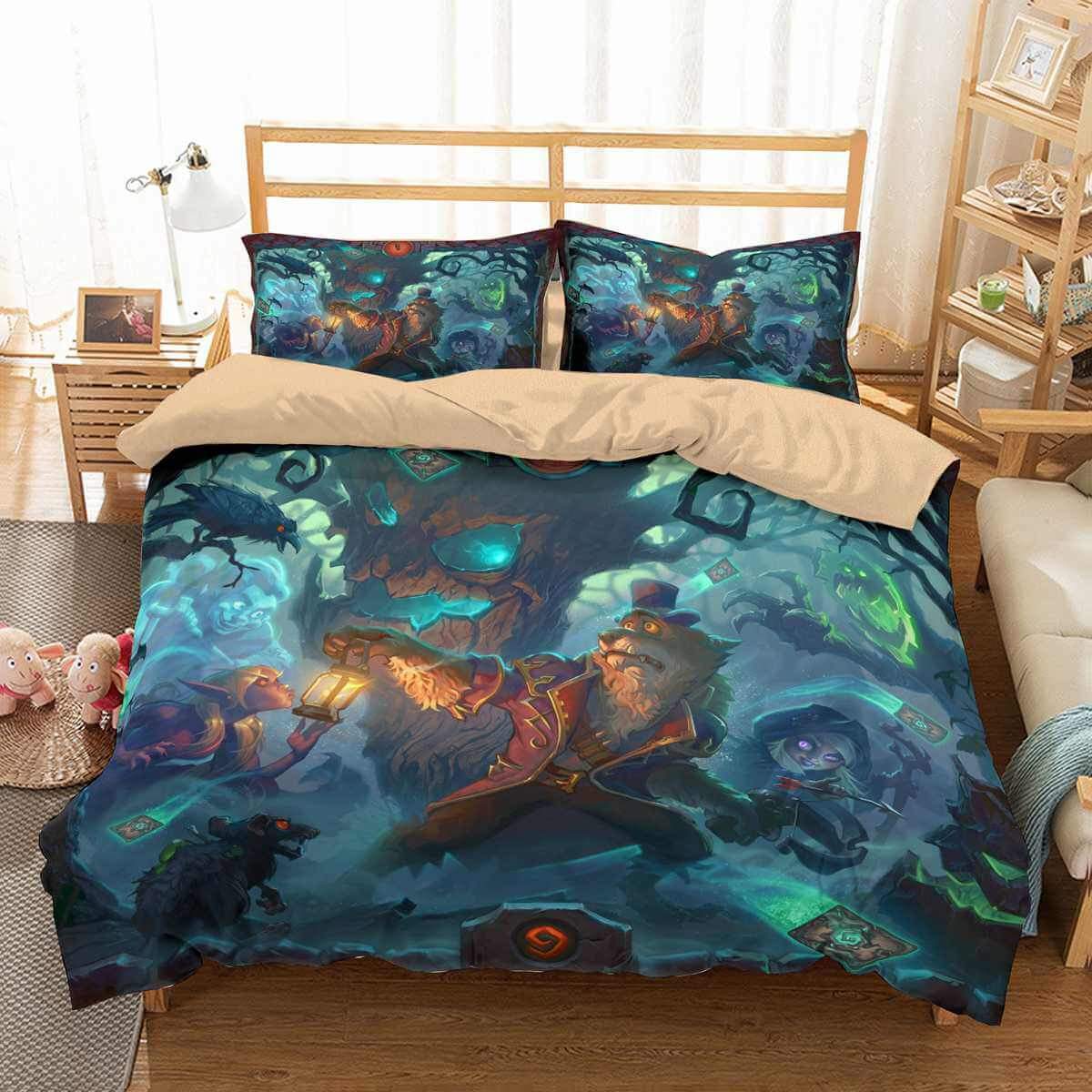 Hearthstone The Witchwood 3D Customized Duvet Cover Bedding Set