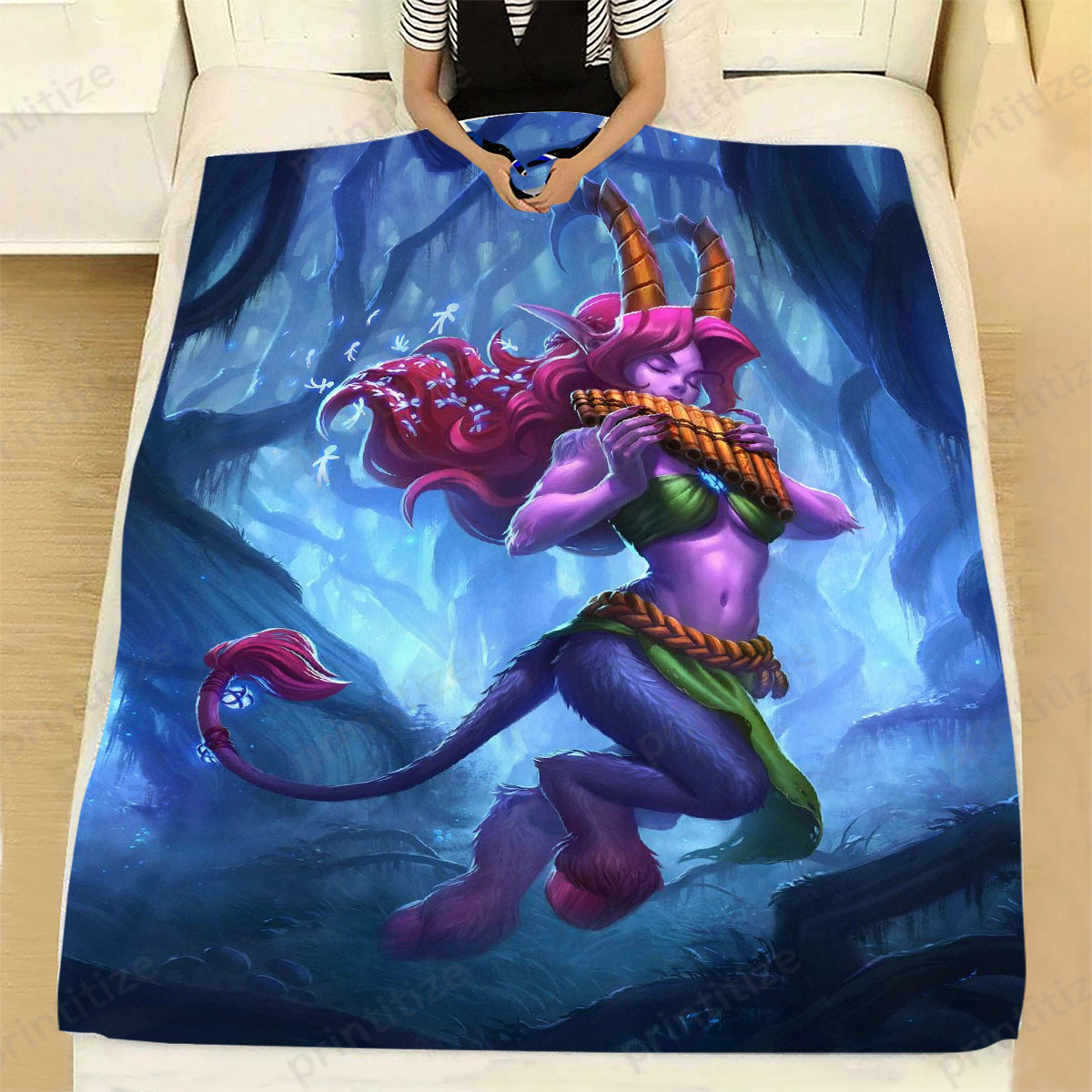 Hearthstone Witchwood Piper Fleece Blanket