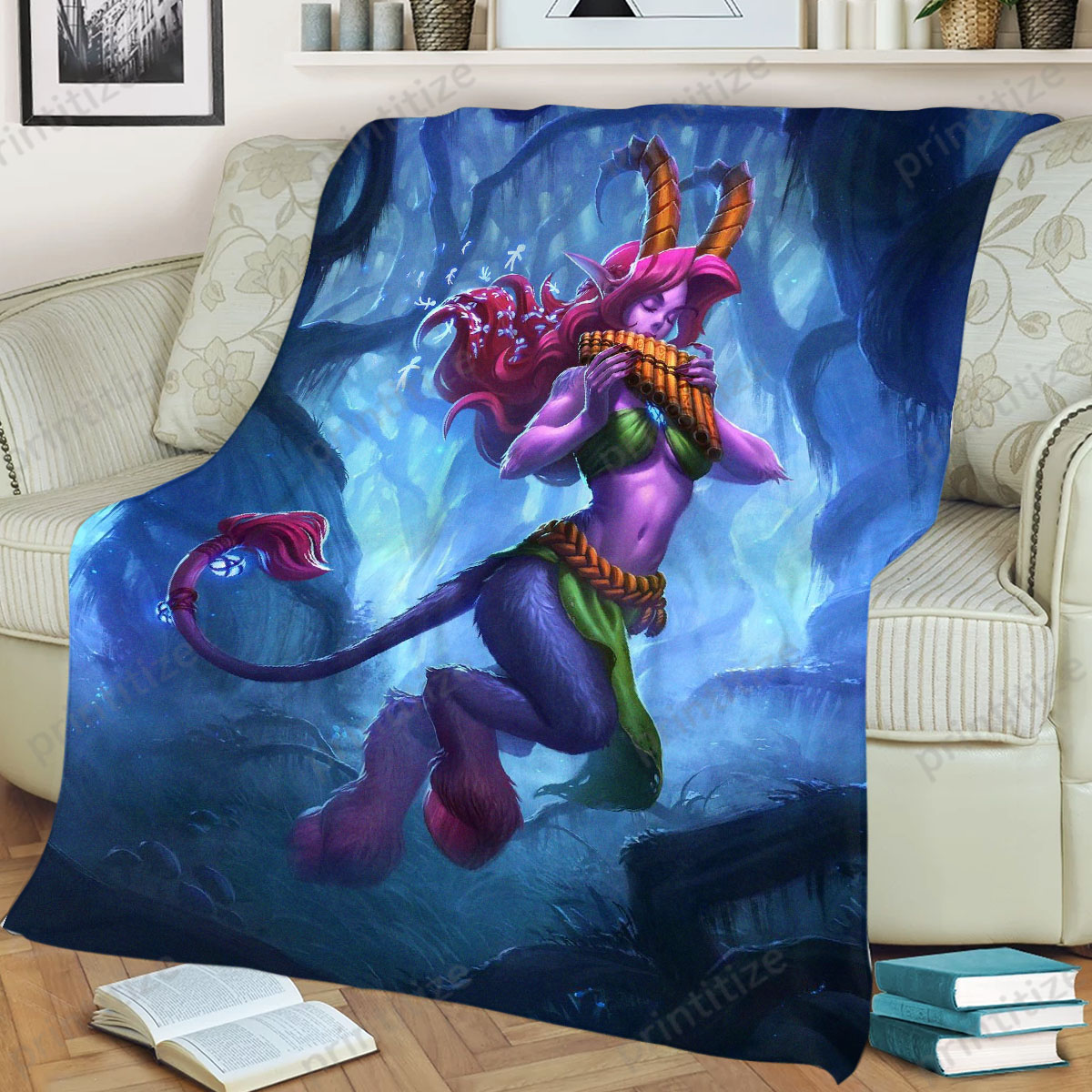 Hearthstone Witchwood Piper Fleece Blanket