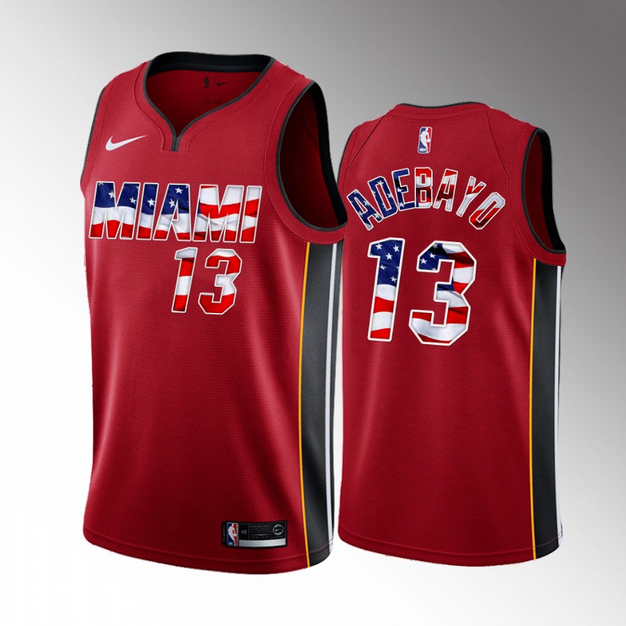Heat Bam Adebayo #13 2022 4th of July Jersey