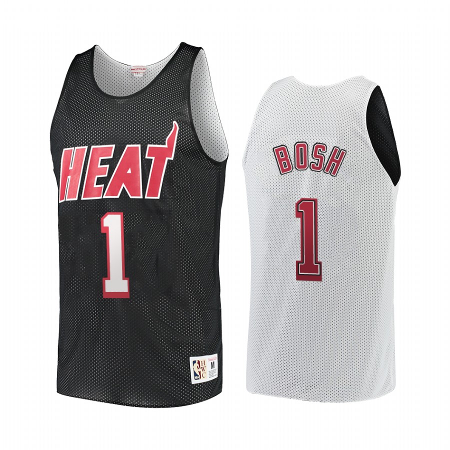 Heat Chris Bosh #1 Hardwood Classics Reversible Practice Jersey