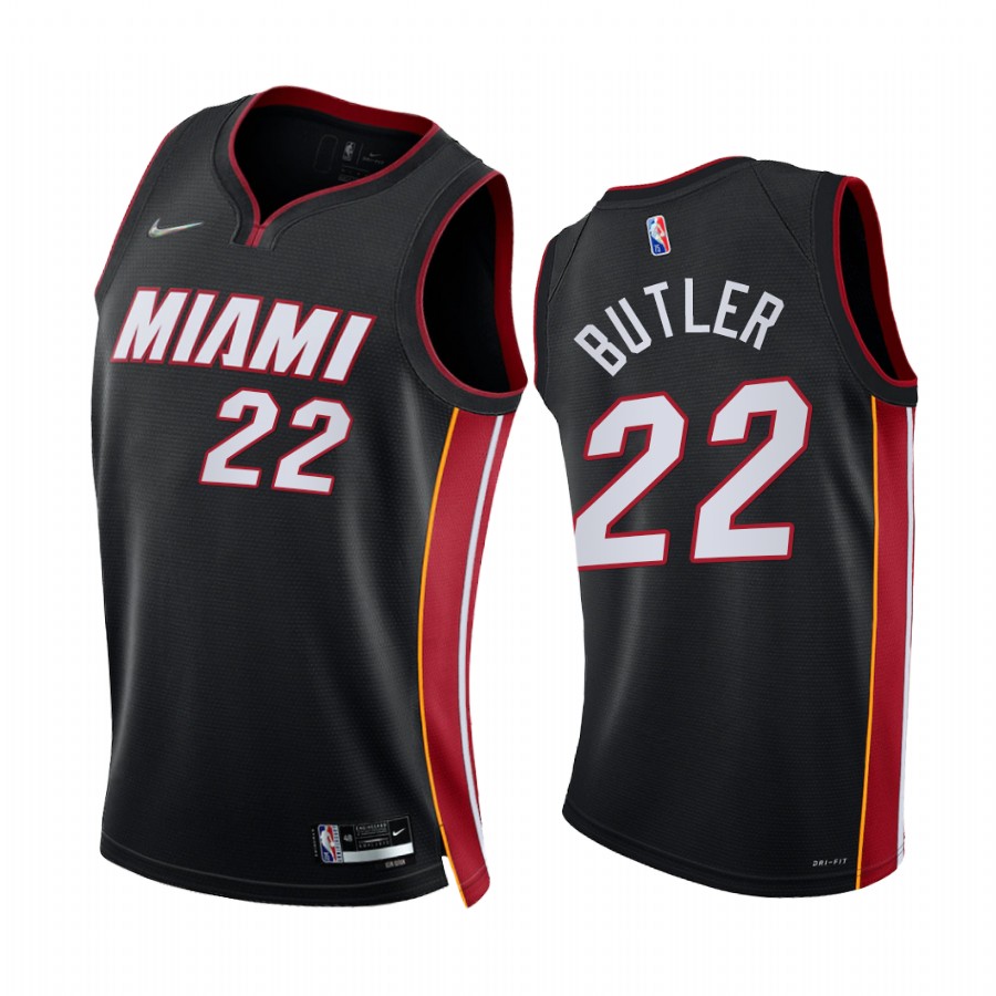 Heat Jimmy Butler 75th Diamond Anniversary Black 2021-22 Jersey Icon Edition