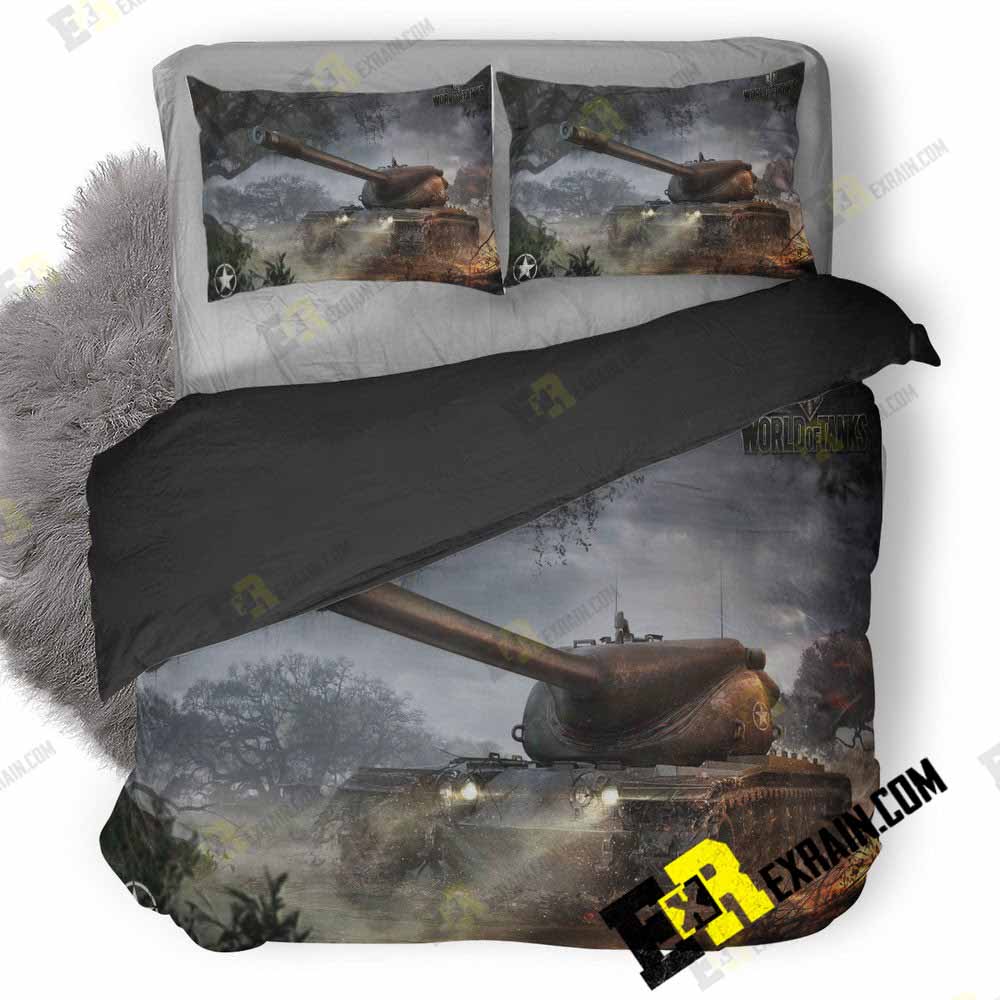Heavy Tank World Of Tanks 3D Customized Duvet Cover Bedding Set