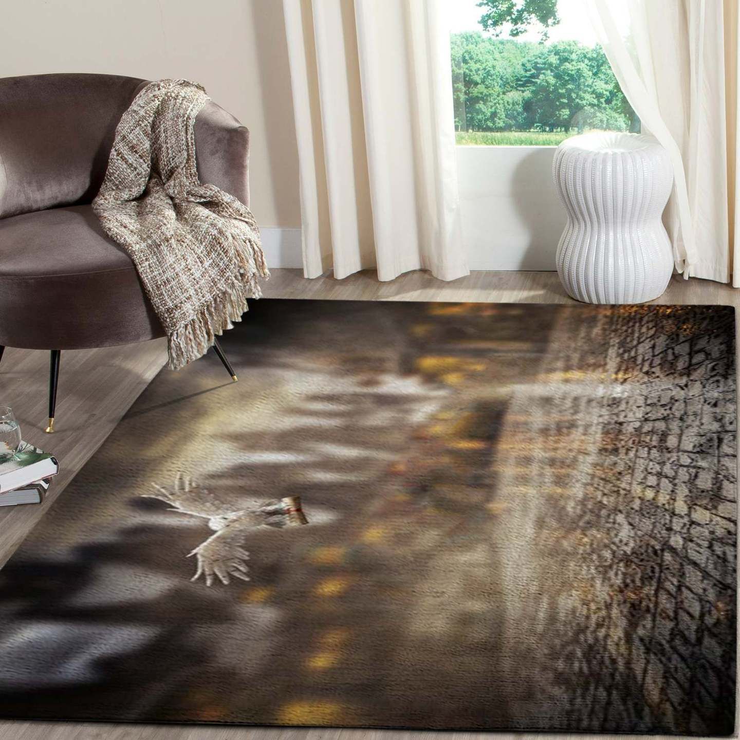 Hedwig Harry Potter Rectangle Rug – Custom Size And Printing