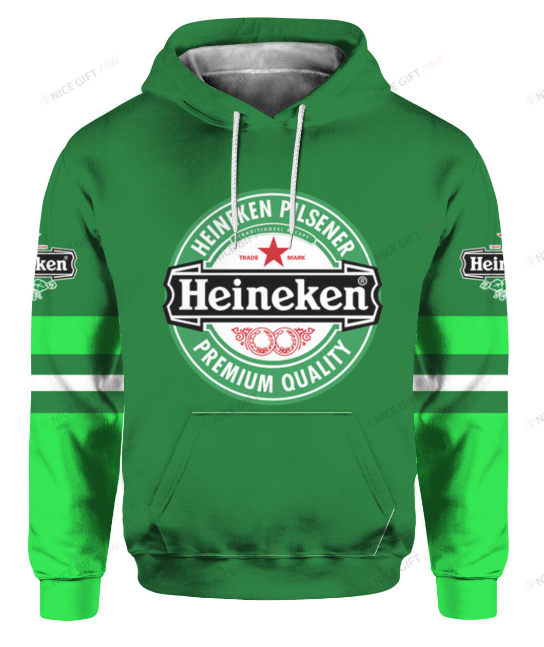 Heineken 3D Hoodie Gift For Fans