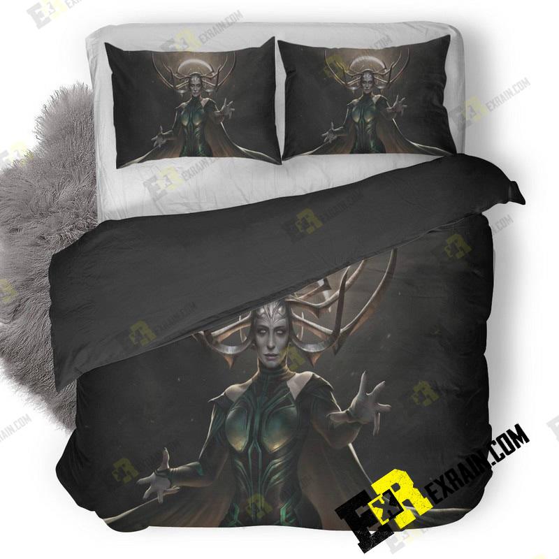 Hela The Goddess Of Death Artwork 2N 3D Customized Duvet Cover Bedding Set