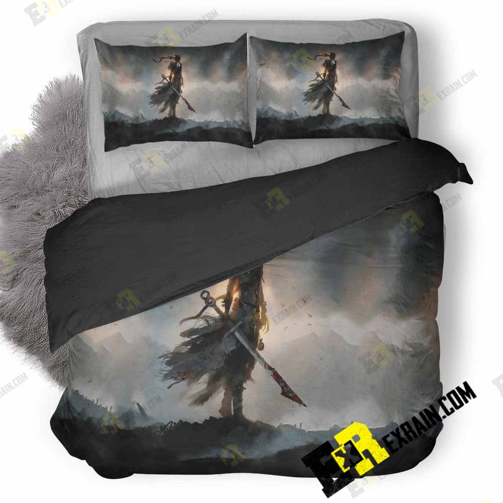 Hellblade Game Hero 3D Customized Duvet Cover Bedding Set