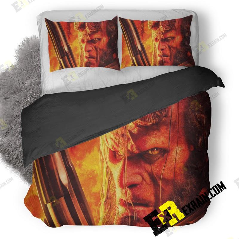 Hellboy 3D Customized Duvet Cover Bedding Set