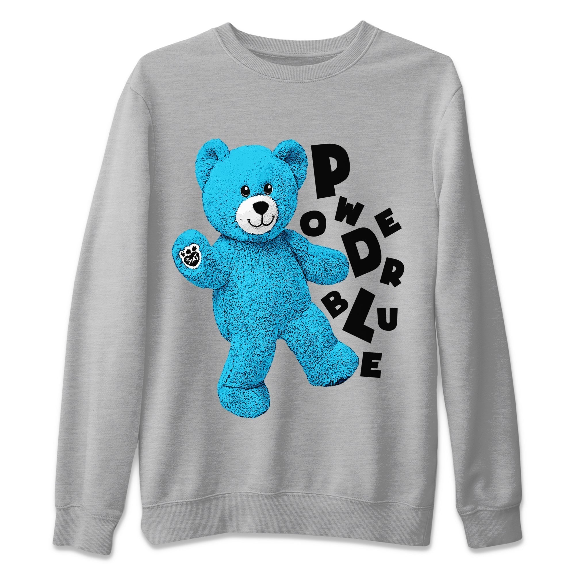 Hello Bear Unisex Sweater – Air Jordan 1 Powder Blue, Sneakers Matching Sweater