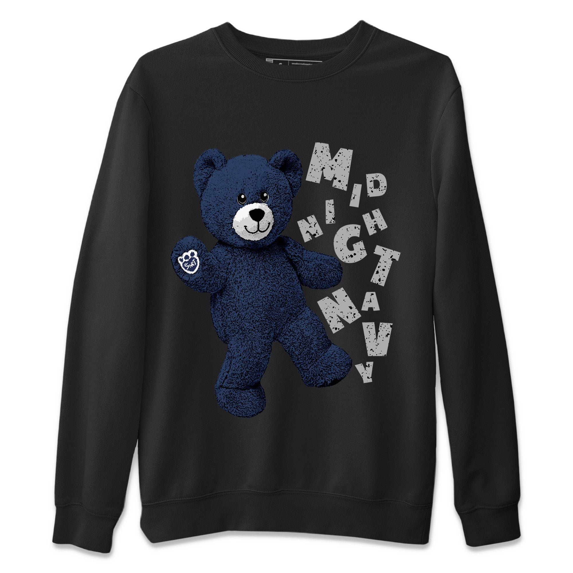 Hello Bear Unisex Sweater – Air Jordan 4 Midnight Navy, Sneakers Matching Sweater