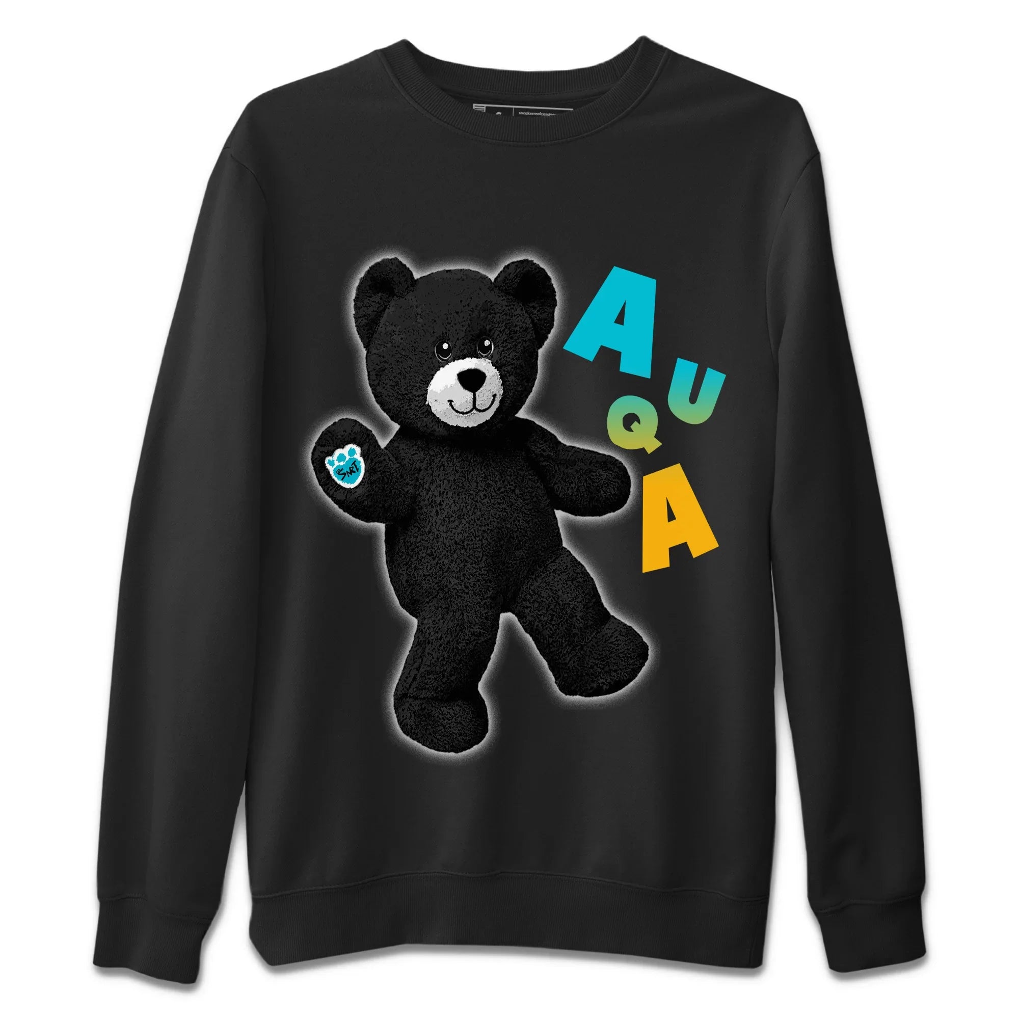 Hello Bear Unisex Sweater – Air Jordan 5 Aqua, Sneakers Matching Sweater