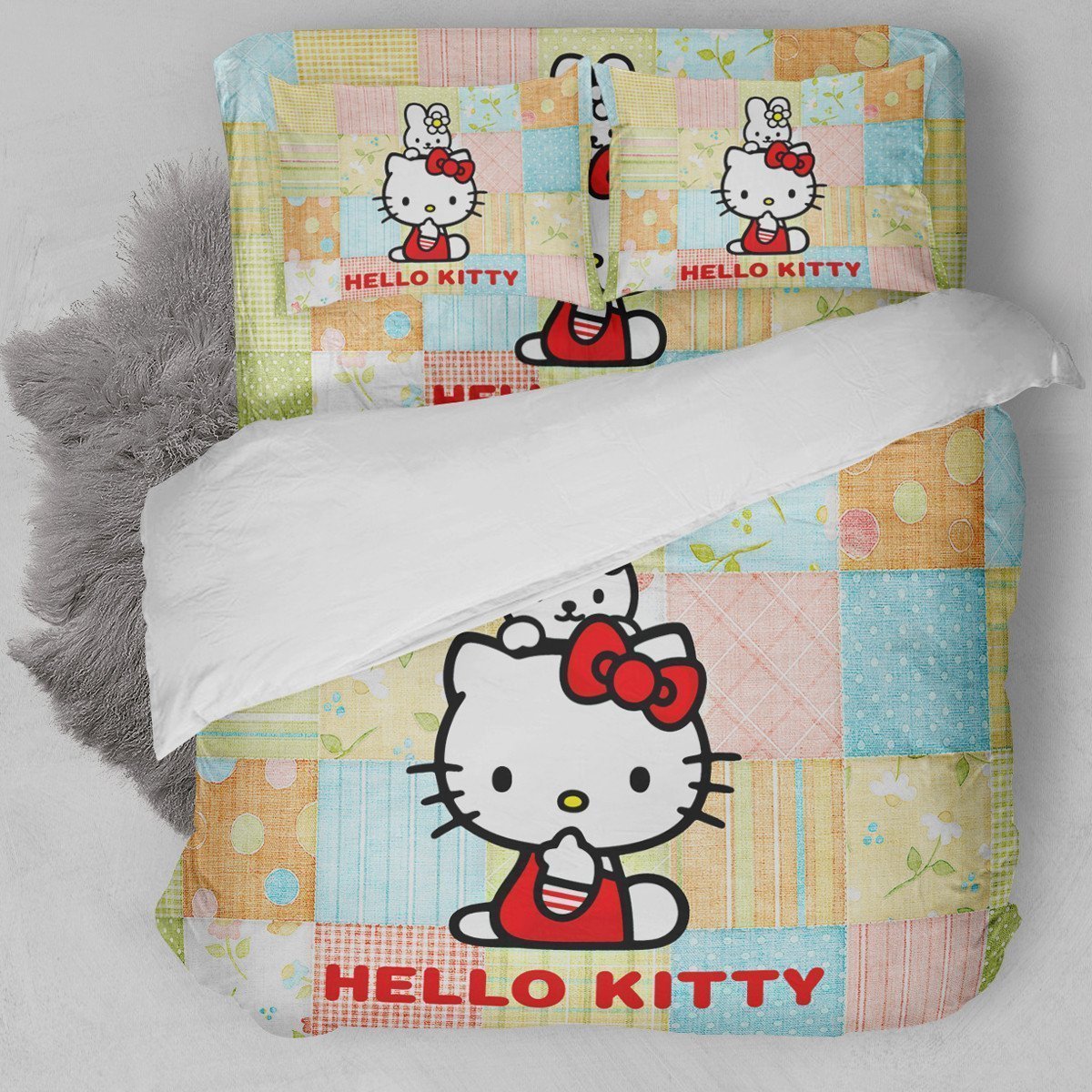 Hello Kitty C Duvet Cover Bedding Set