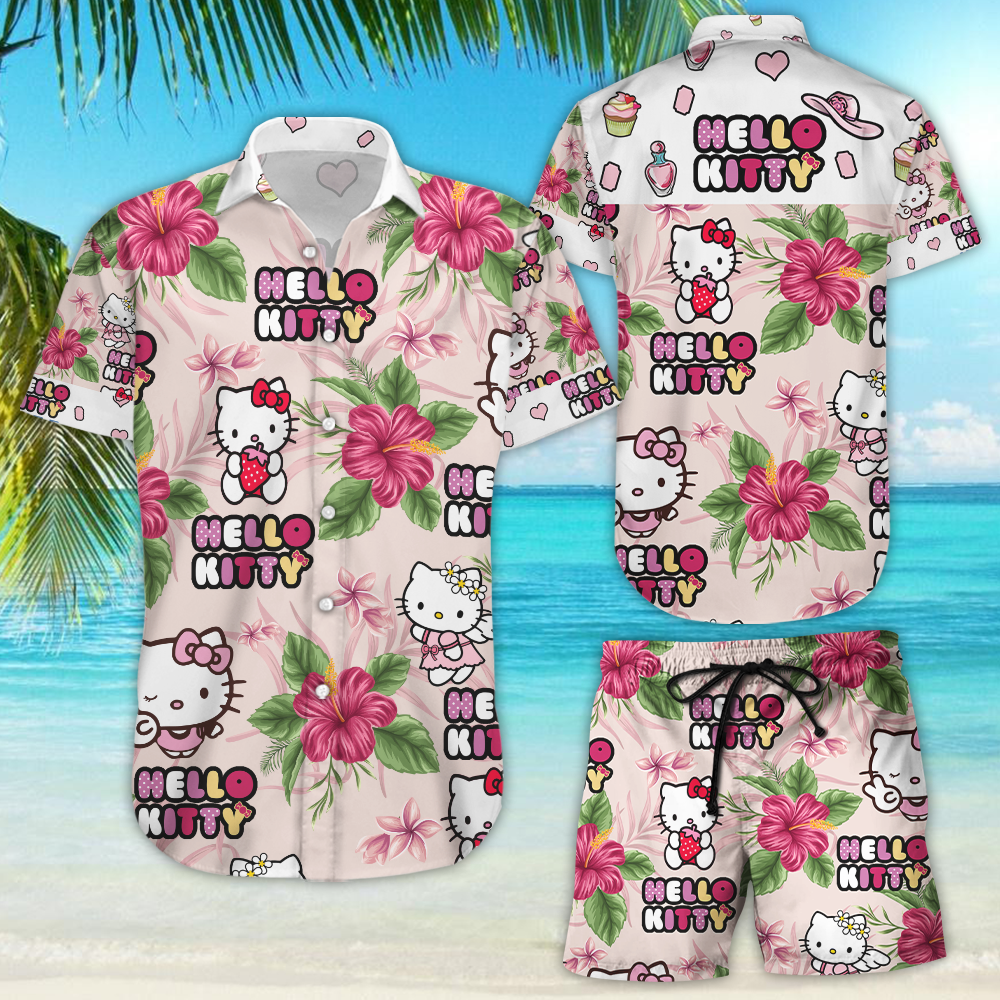 Hello Kitty Hawaiian Shirt Bbs