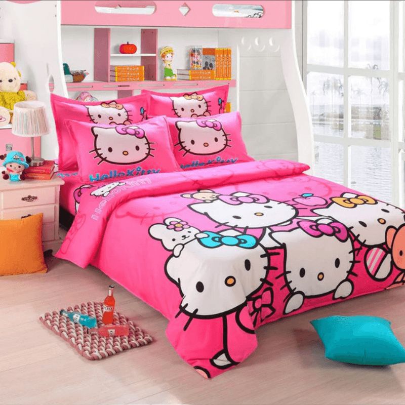 Hello Kitty Luxury Duvet Cover Bedding Set