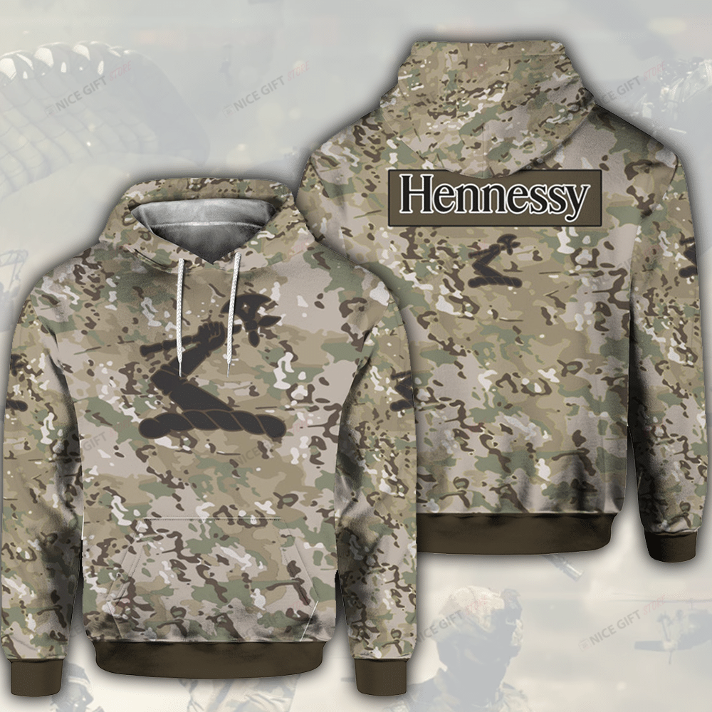 Hennessy Camouflage 3D Hoodie Gift For Fans