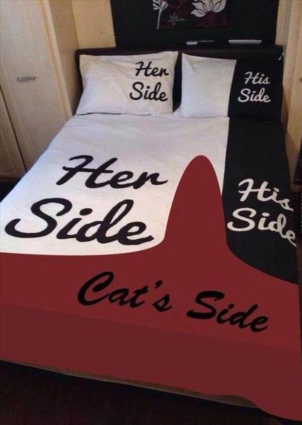 Her Ide His Ide Cat’S Ide 3D Customized Duvet Cover Bedding Set