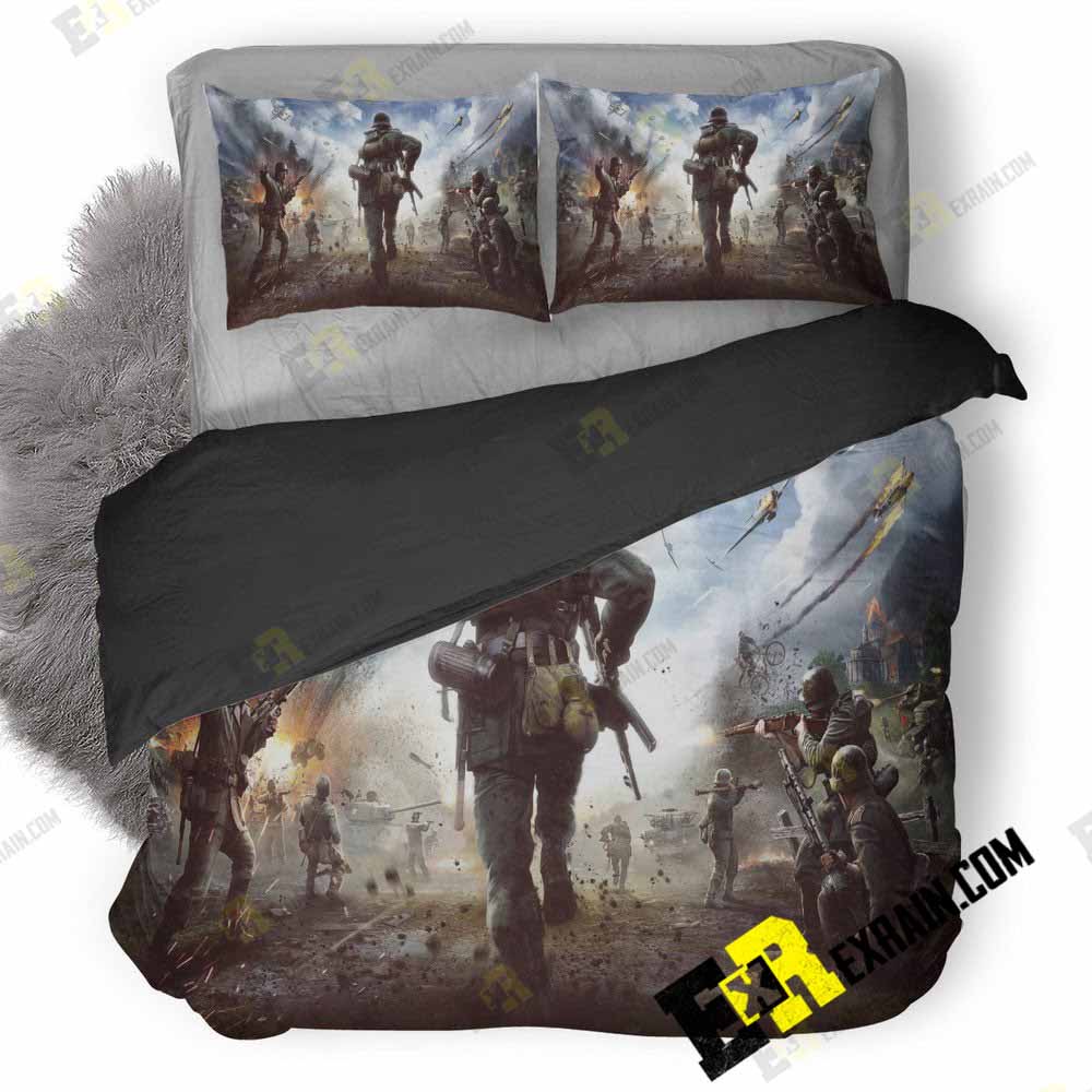 Heroes And Generals L0 3D Customized Duvet Cover Bedding Set