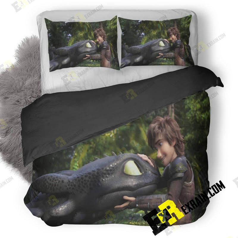 Hiccup How To Train Your Dragon Mq 3D Customized Duvet Cover Bedding Set