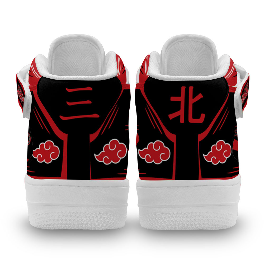 Hidan and KaKuzu Sneakers Air Mid Custom Anime Akatsuki Shoes