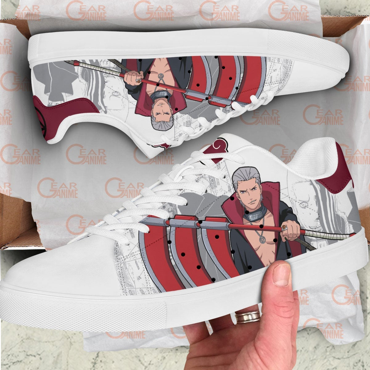 Hidan Skate Sneakers Custom NRT Anime Shoes