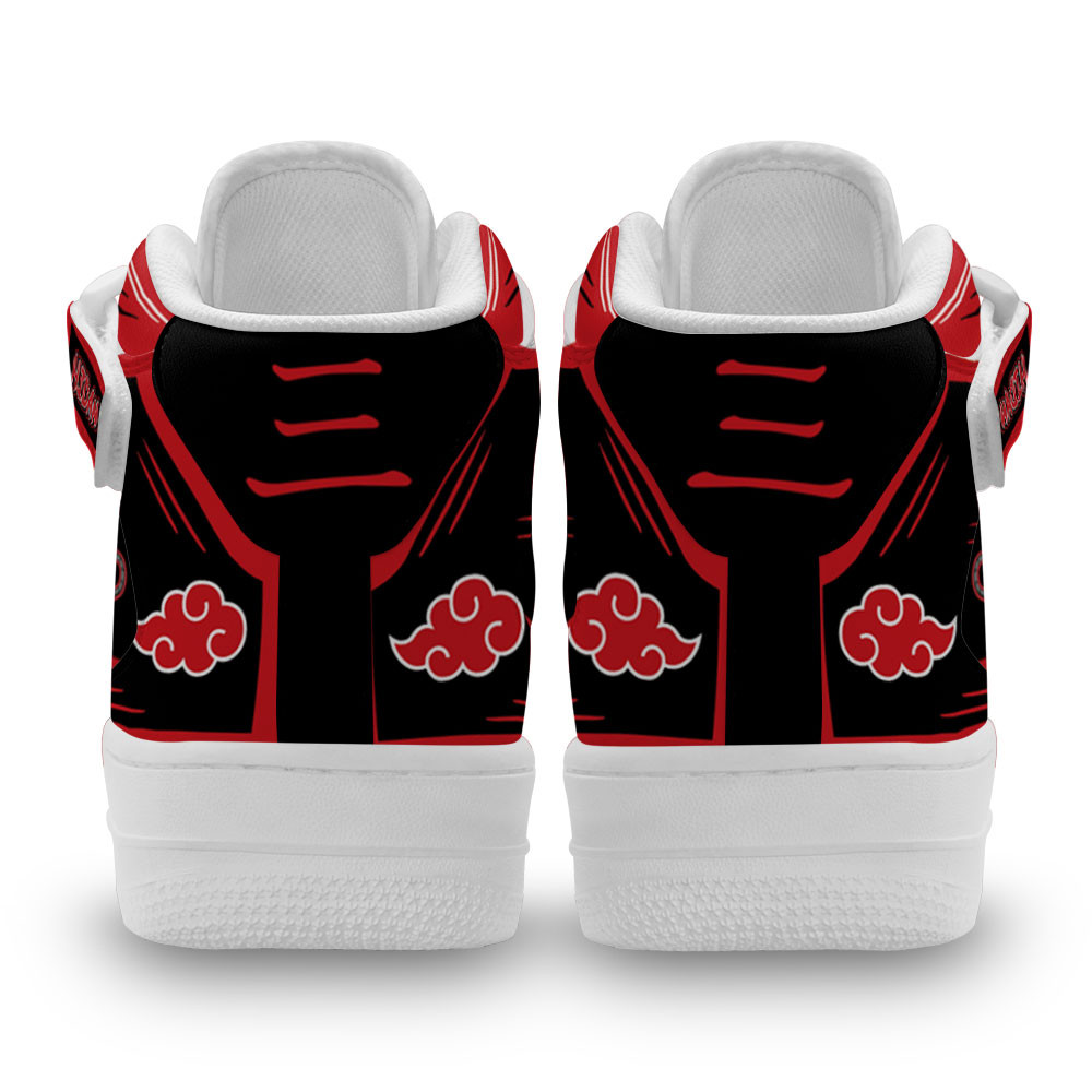 Hidan Sneakers Air Mid Custom Anime Akatsuki Shoes
