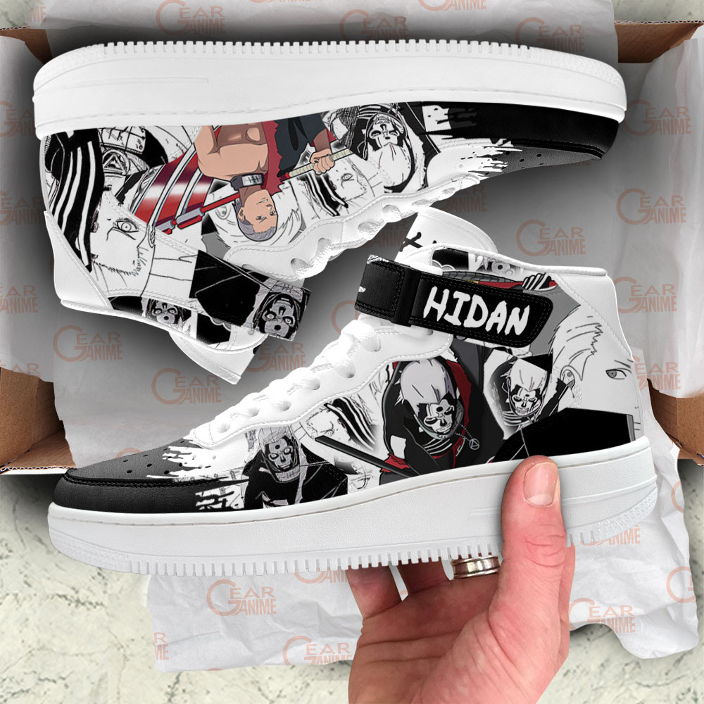 Hidan Sneakers Air Mid Custom Anime Shoes Mix Manga