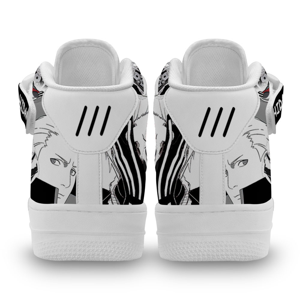 Hidan Sneakers Air Mid Custom Anime Shoes Mix Manga